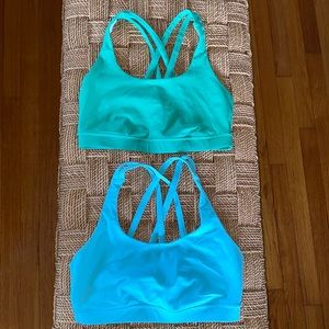Lululemon Energy Bras (2) Size 6